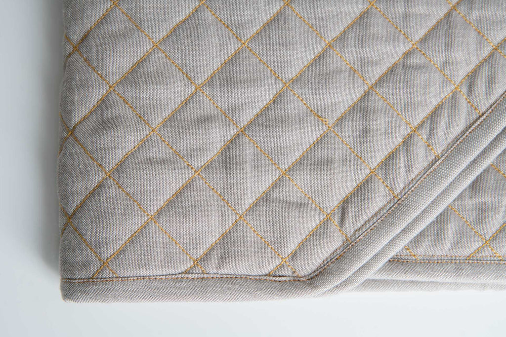 Quilted Table Runner - Organic Cotton-2