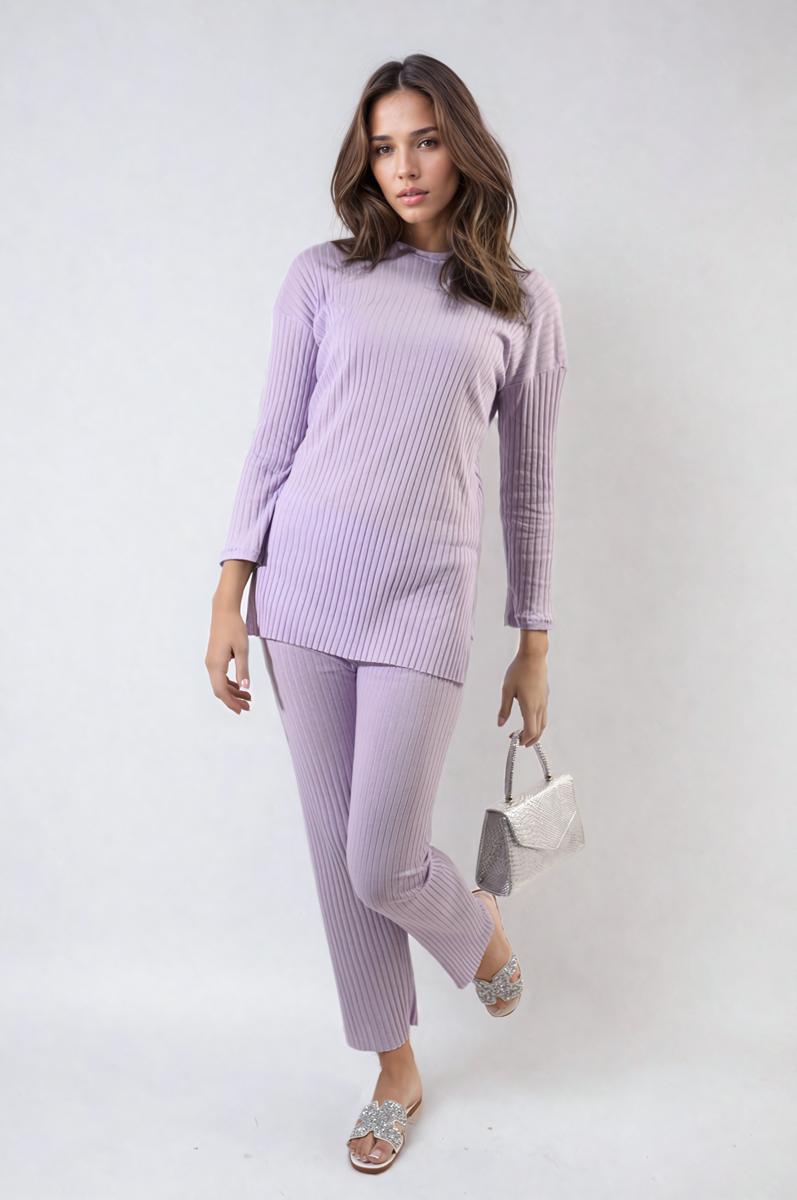 Knitted Top and Trouser Co-ord Set-0