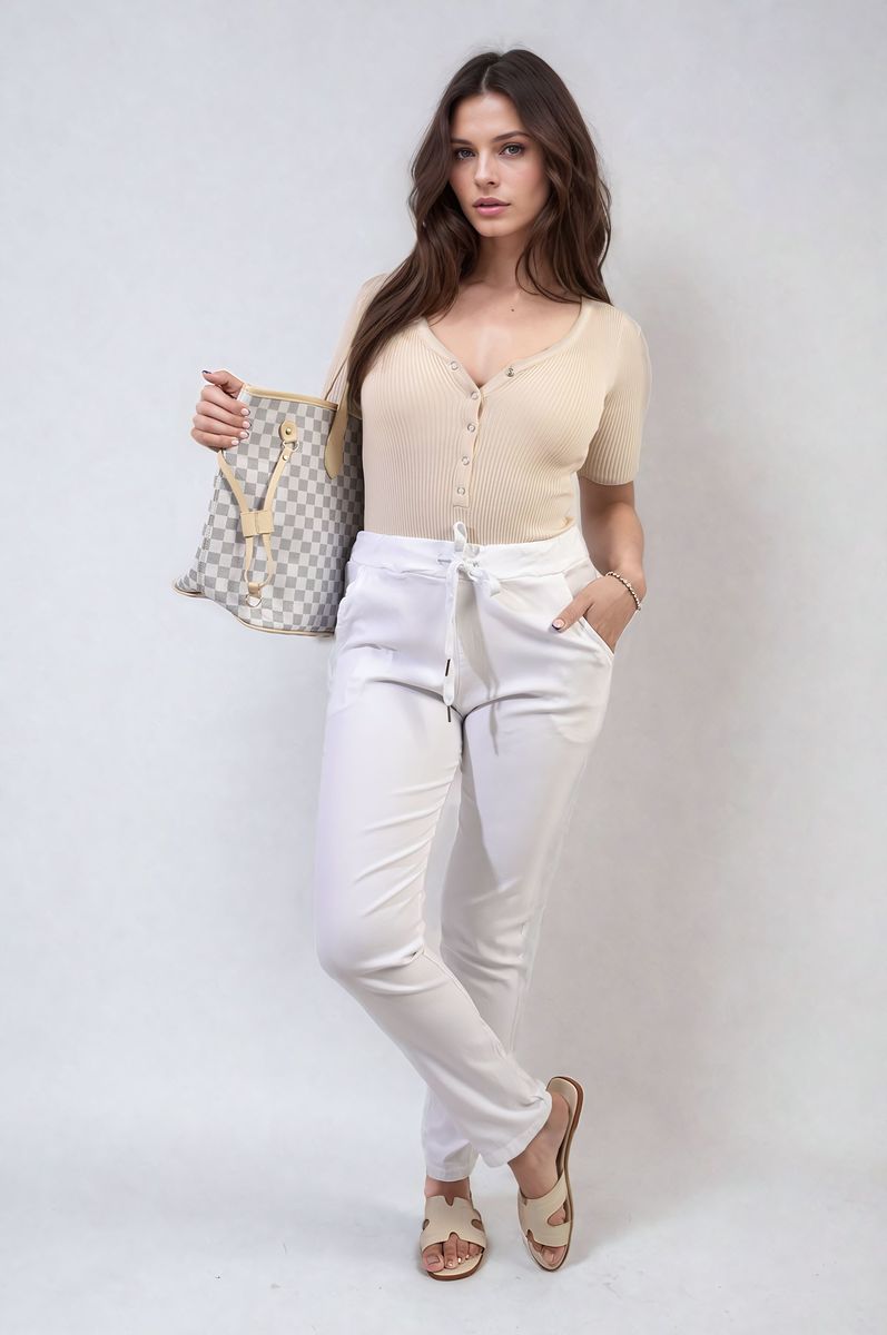 Casual Drawstring Trousers-6