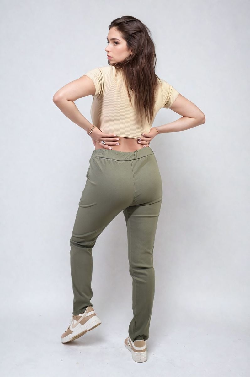 Casual Drawstring Trousers-1