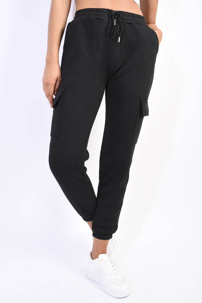 Fitted Cargo Trousers-3