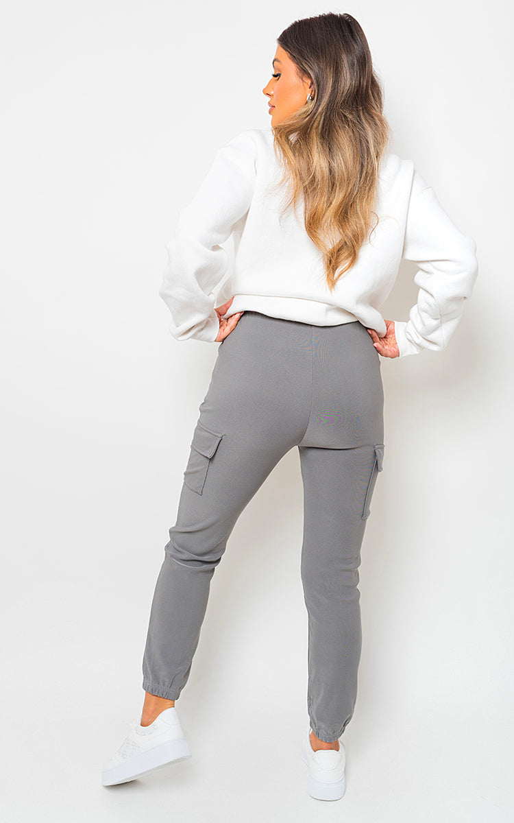 Cargo Pocket Trouser with Drawstring-11