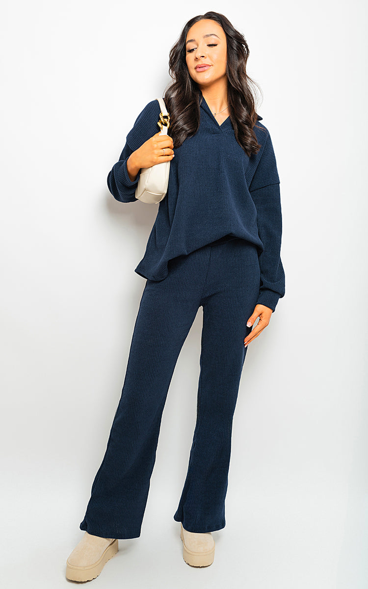 Collared Long Sleeve & Trouser Co-ord Set-16
