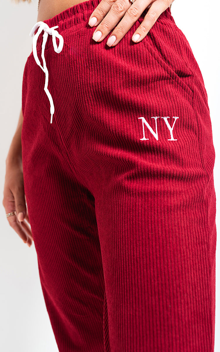 High Waisted Drawstring Trouser with Pockets-7