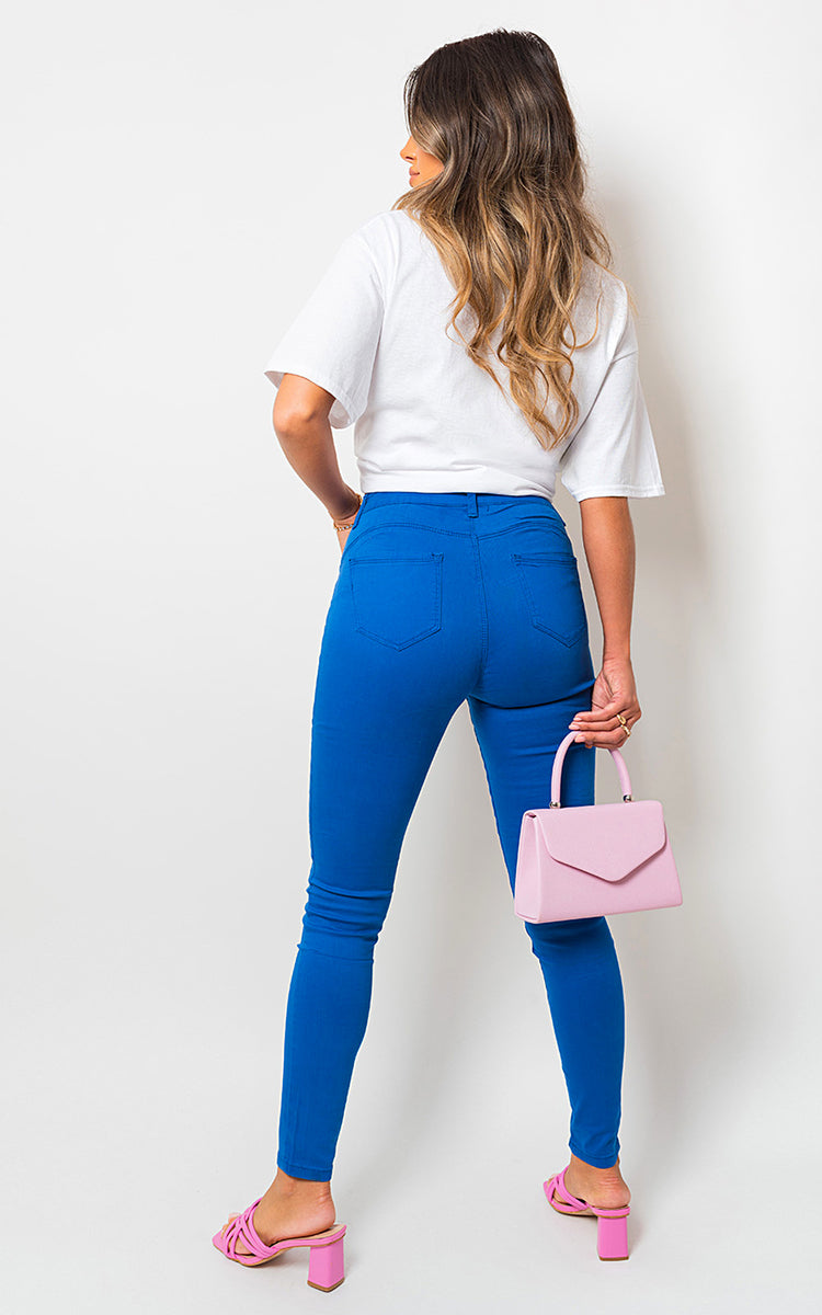 High Waisted Skinny Fit Jeans-8