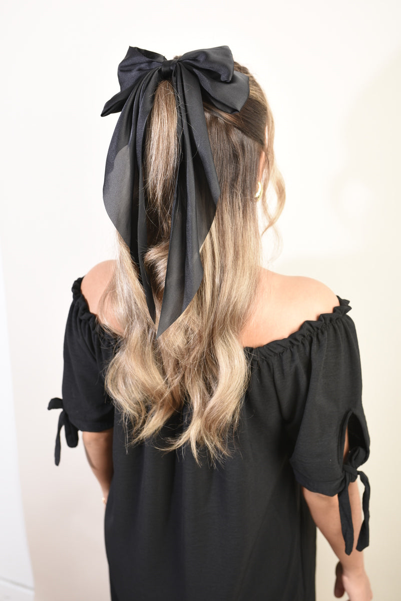 Elegant Big Bow Hair Clips-4